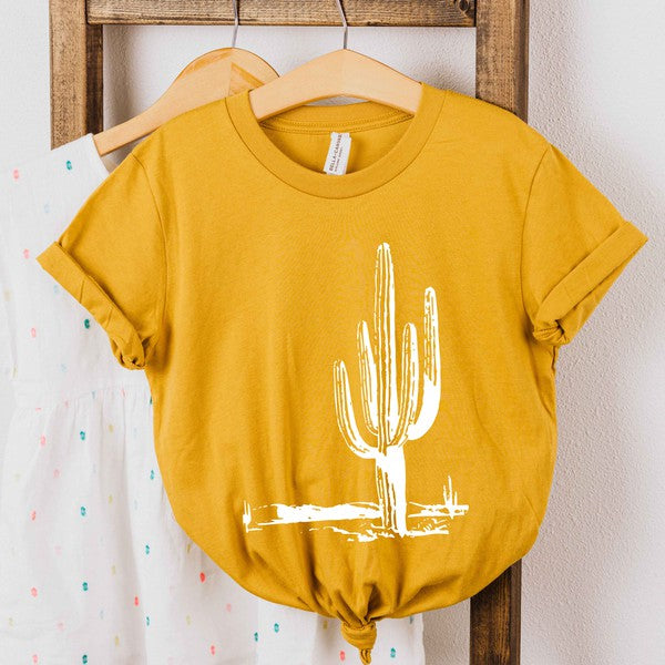 Desert Cactus Youth Short Sleeve Graphic Tee