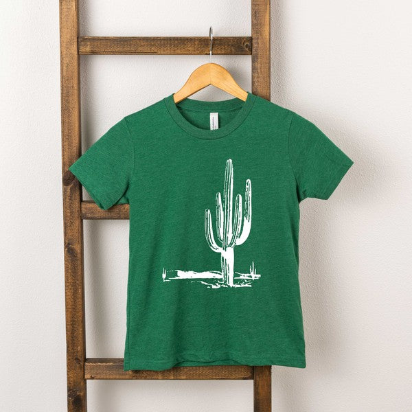 Desert Cactus Youth Short Sleeve Graphic Tee