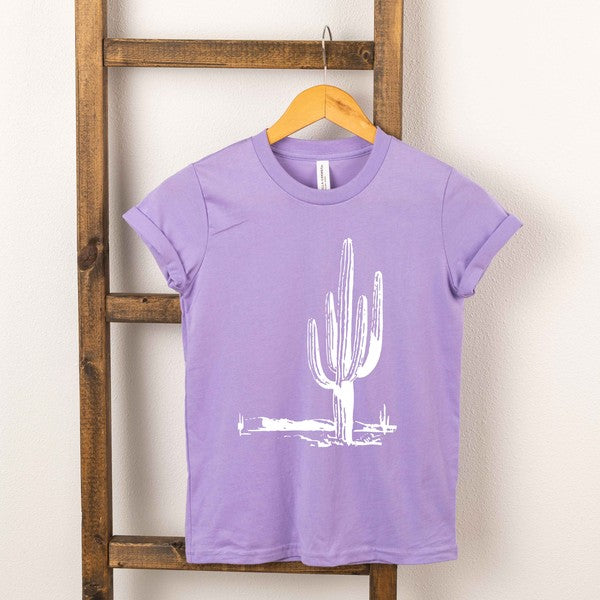 Desert Cactus Youth Short Sleeve Graphic Tee