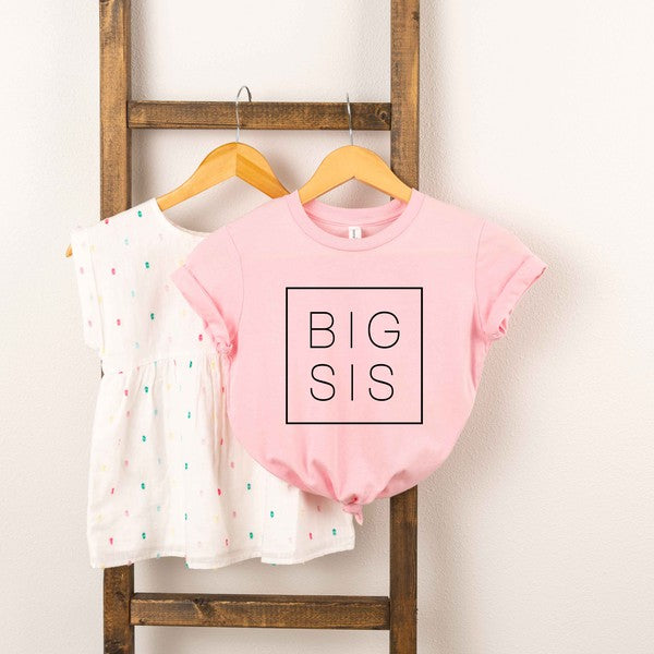 Big Sis Square Toddler Graphic Tee