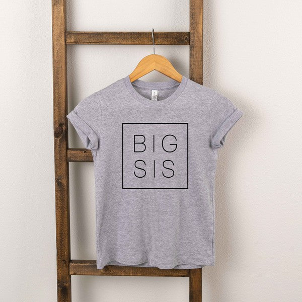 Big Sis Square Toddler Graphic Tee