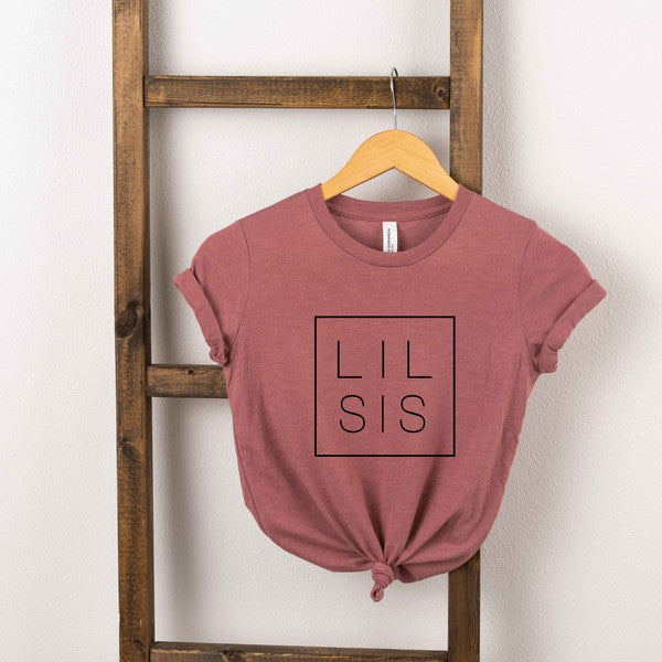 Lil Sis Square Toddler Graphic Tee