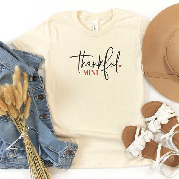 Thankful Mini Heart Youth Graphic Tee