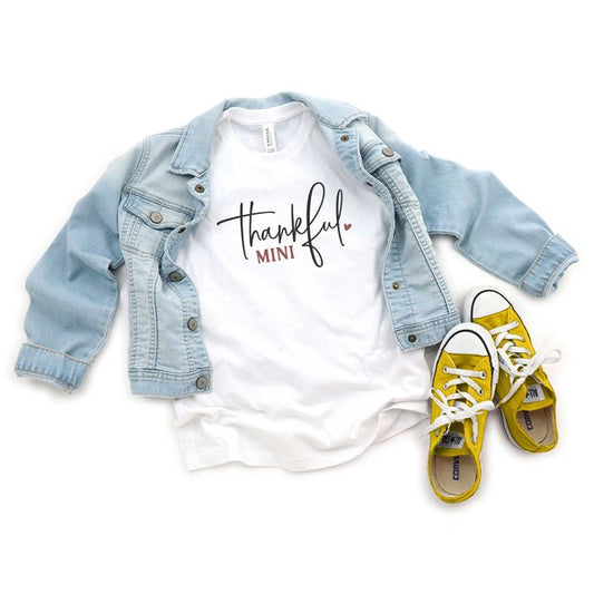 Thankful Mini Heart Youth Graphic Tee