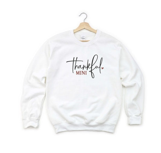 Thankful Mini Heart Youth Sweatshirt