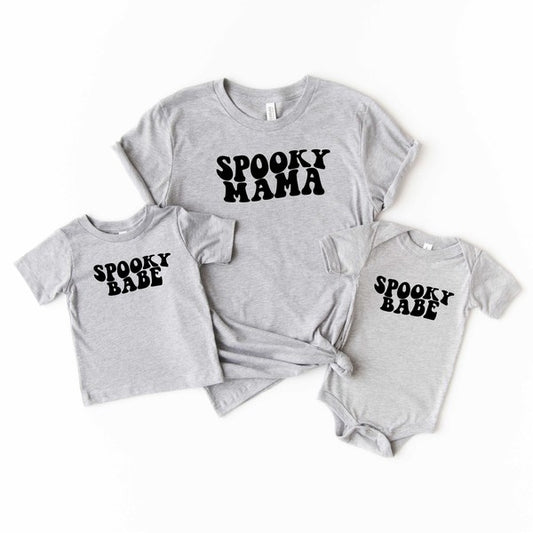 Spooky Mama Wavy / Spooky Babe Wavy | Mom & Me Set